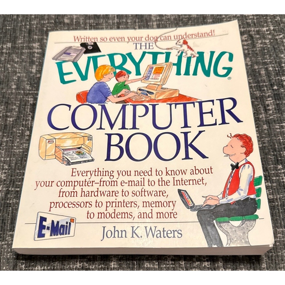 Adams Media The Everything Computer Book Vintage Y2K Tech - Picture 5 of 5